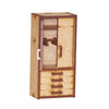 Miniatura Mdf Cru Guarda-roupa Solteiro M1030 - Woodplan