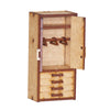 Miniatura Mdf Cru Guarda-roupa Solteiro M1030 - Woodplan