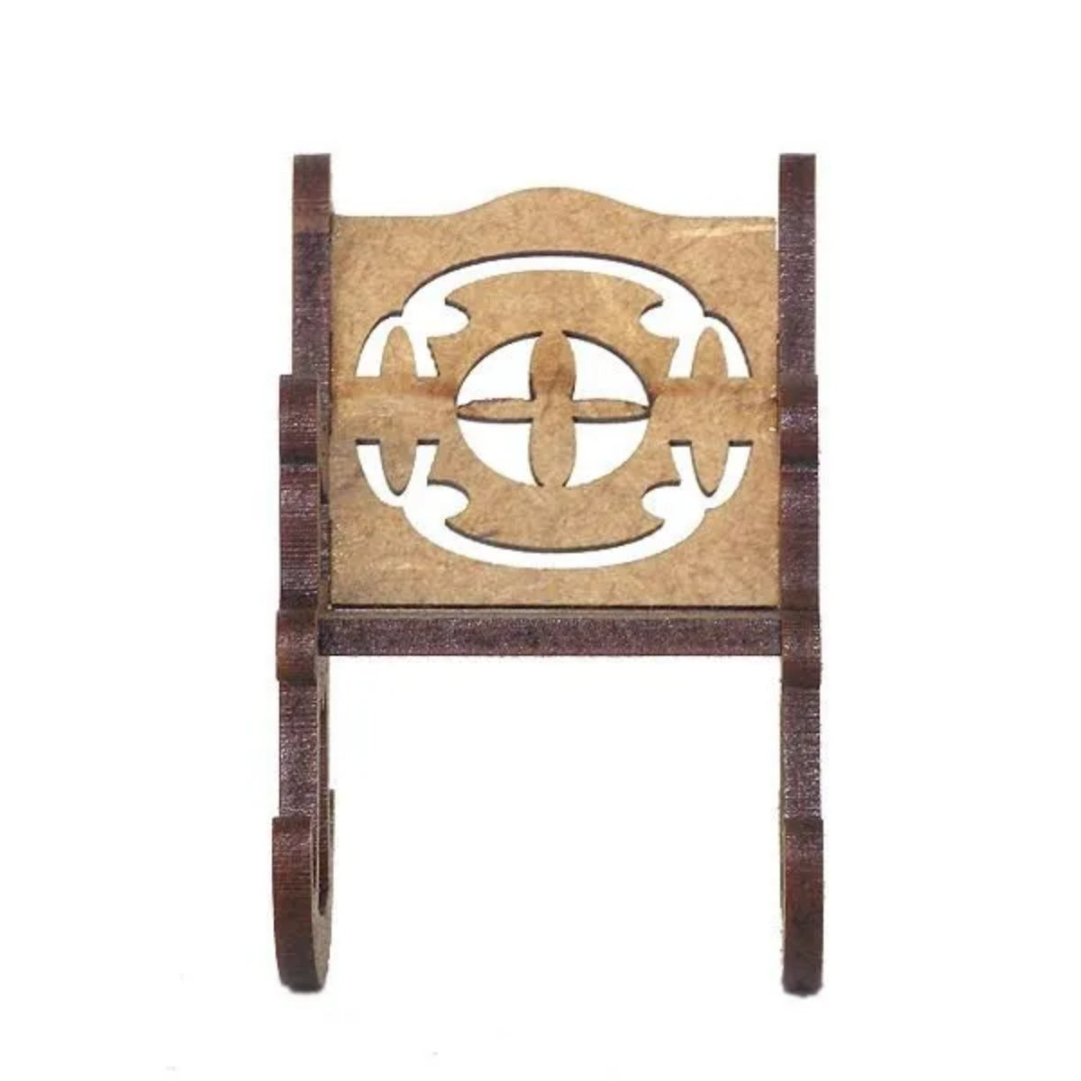 Miniatura Mdf Cru Cadeira de Balanço M1037 - Woodplan