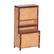 Miniatura Mdf Cru Armário de Cozinha M1010 - Woodplan