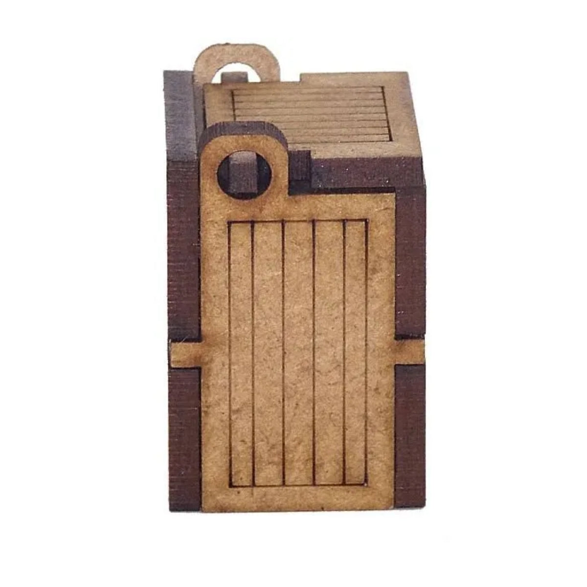 Miniatura Mdf Cru Cesto de Roupas/banheiro M1006 - Woodplan