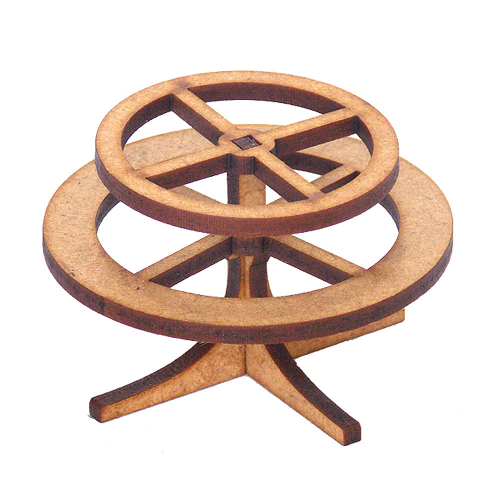 Miniatura Mdf Cru Gira-gira 4x6x6cm M1027 - Woodplan