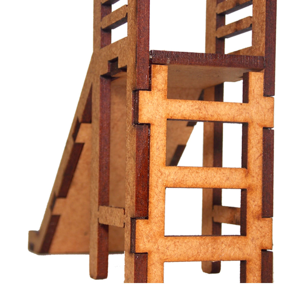 Miniatura Mdf Cru Escorregador 8x11x3,1cm M1025 - Woodplan
