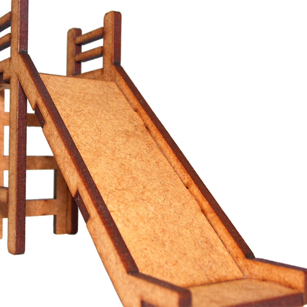 Miniatura Mdf Cru Escorregador 8x11x3,1cm M1025 - Woodplan