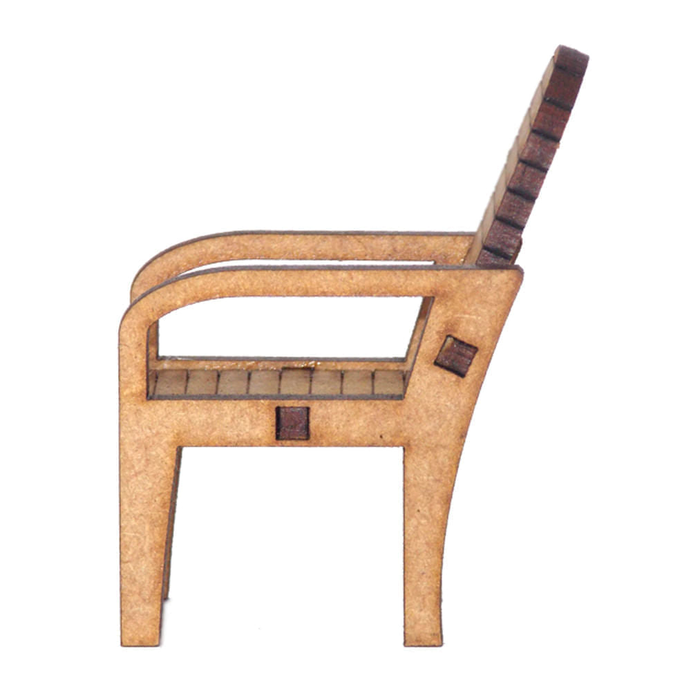 Miniatura Mdf Cru Cadeira de Piscina M1001 - Woodplan