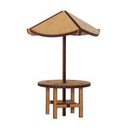 Miniatura Mdf Cru Mesa Guarda Sol 11x7,7x7,7cm M1004 - Woodplan