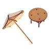 Miniatura Mdf Cru Mesa Guarda Sol 11x7,7x7,7cm M1004 - Woodplan