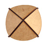 Miniatura Mdf Cru Mesa Guarda Sol 11x7,7x7,7cm M1004 - Woodplan
