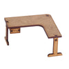 Miniatura Mdf Cru Mesa de Escritório M1021 - Woodplan