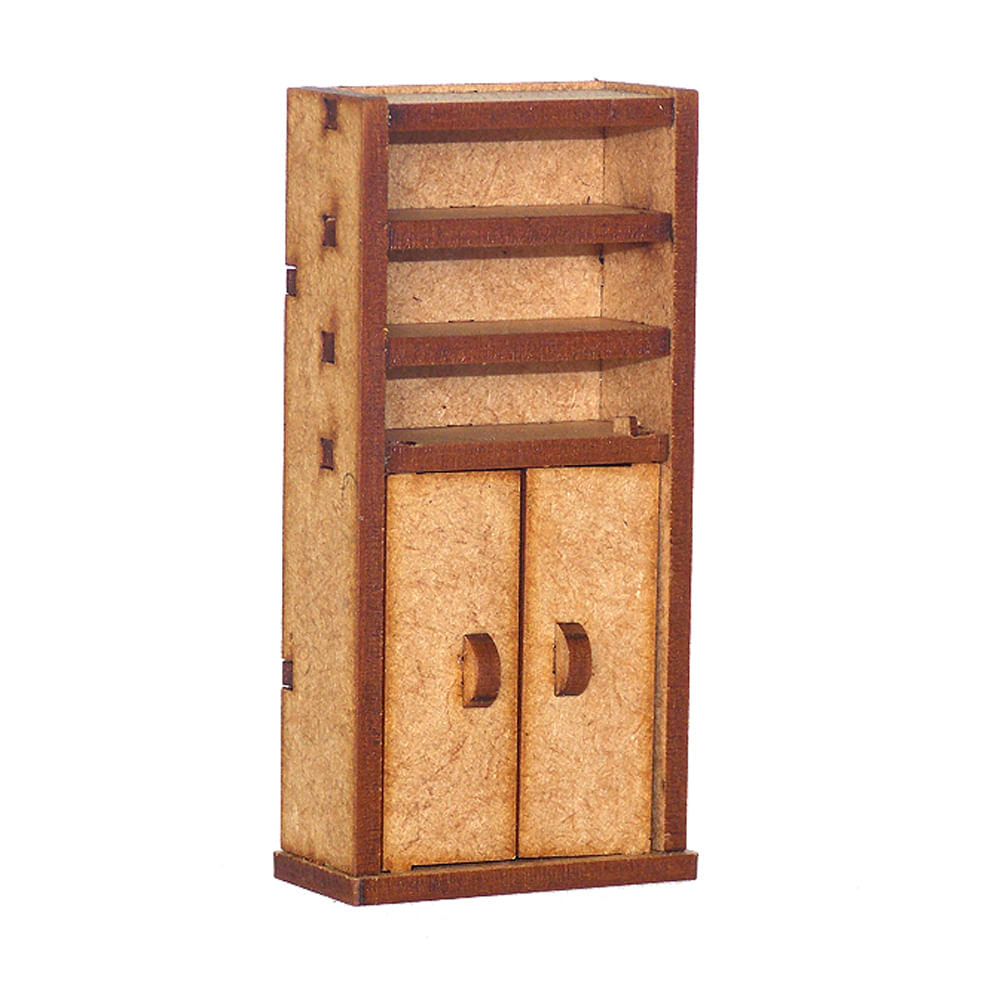 Miniatura Mdf Cru Armário de Escritório 9x4,2x2cm M1019 - Woodplan