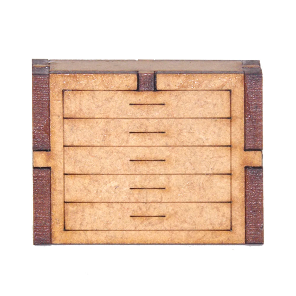 Miniatura Mdf Cru Gaveteiro 3x4x2cm M1020 - Woodplan