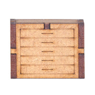 Miniatura Mdf Cru Gaveteiro 3x4x2cm M1020 - Woodplan