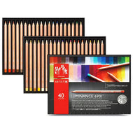 Estojo Lápis de Cor Caran D'ache Luminance com 40 Cores