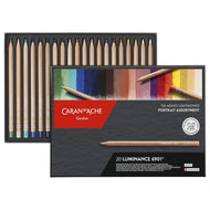 Estojo Lápis de Cor Caran D'ache Luminance com 20 Cores
