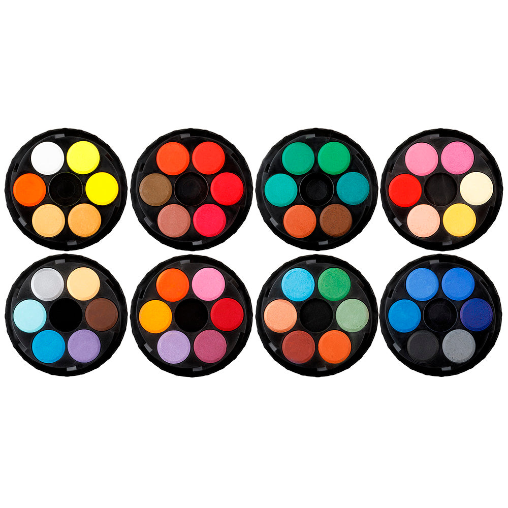 Estojo Tinta Aquarela Pastilha Disco Empilhável 48 Cores - Koh-i-noor - 171507