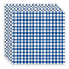 Guardanapo para Decoupage Ambiente 33x33cm com 20 Unidades - Xadrez Azul