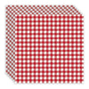 Guardanapo para Decoupage Ambiente 33x33cm com 20 Unidades - Xadrez Vermelho