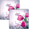 Guardanapo para Decoupage Ambiente 33x33cm com 2 Unidades - Tulipas