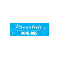 Stencil Opa 10x30cm - Palavras Chocolate - 1865