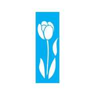 Stencil Opa 10x30cm - Flor Tulipa Ii - 1871