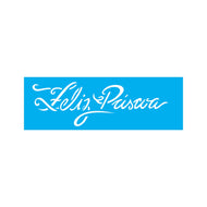 Stencil Opa 10x30cm - Feliz Páscoa - 1895