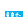 Stencil Opa 10x30cm - Doces Cupcakes - 1866