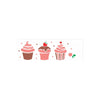 Stencil Opa 10x30cm - Doces Cupcakes - 1866