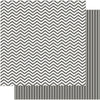 Papel para Scrapbook Dupla Face Chevron e Listras 30,5x30,5cm para Scrapbook e Papelaria Criativa Sd-0301 - Litoarte
