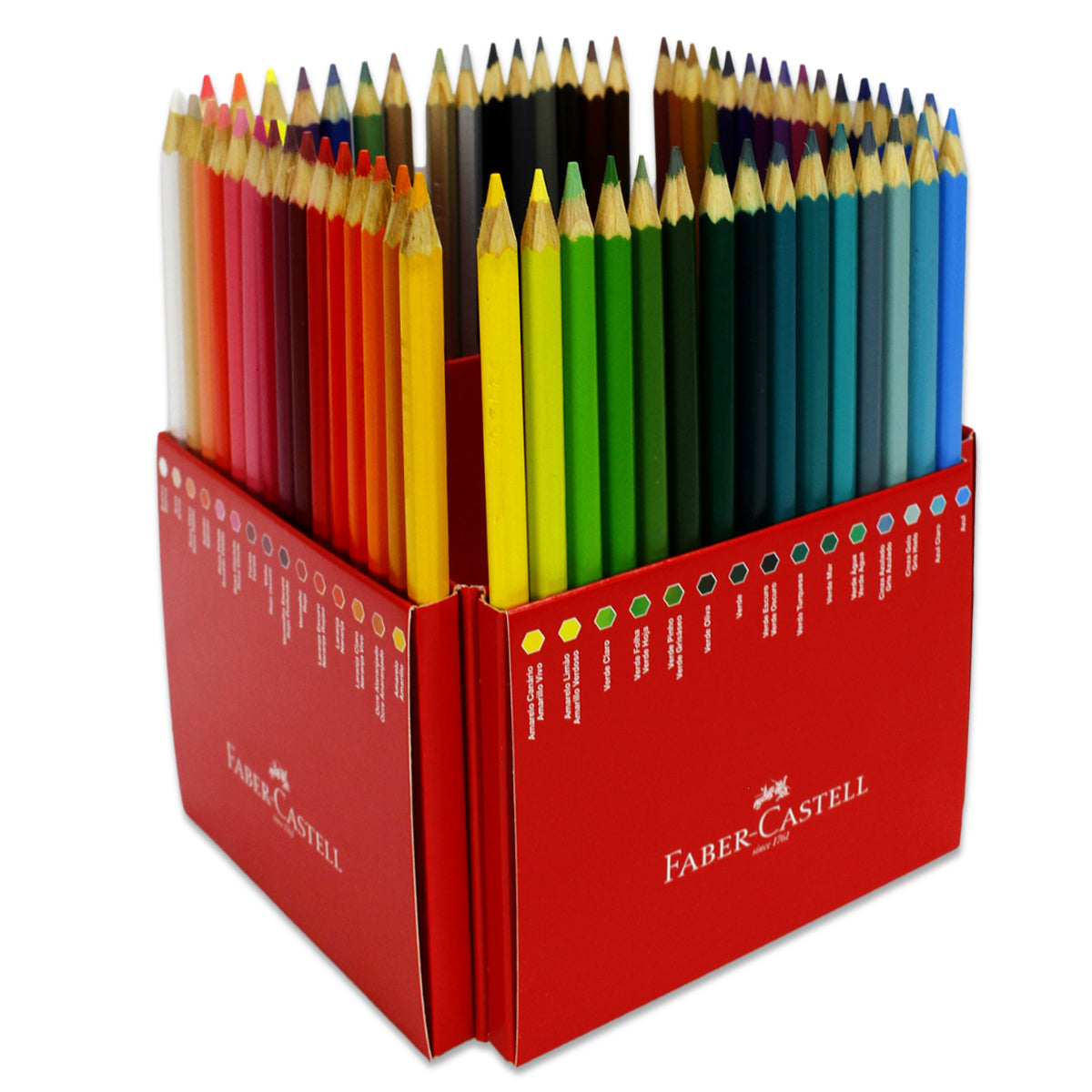 Estojo Lápis de Cor Ecolápis 60 Cores - Faber-castell 120160g