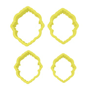Kit Cortador Moldura 2 para Massas com 4 Peças - Bluestar