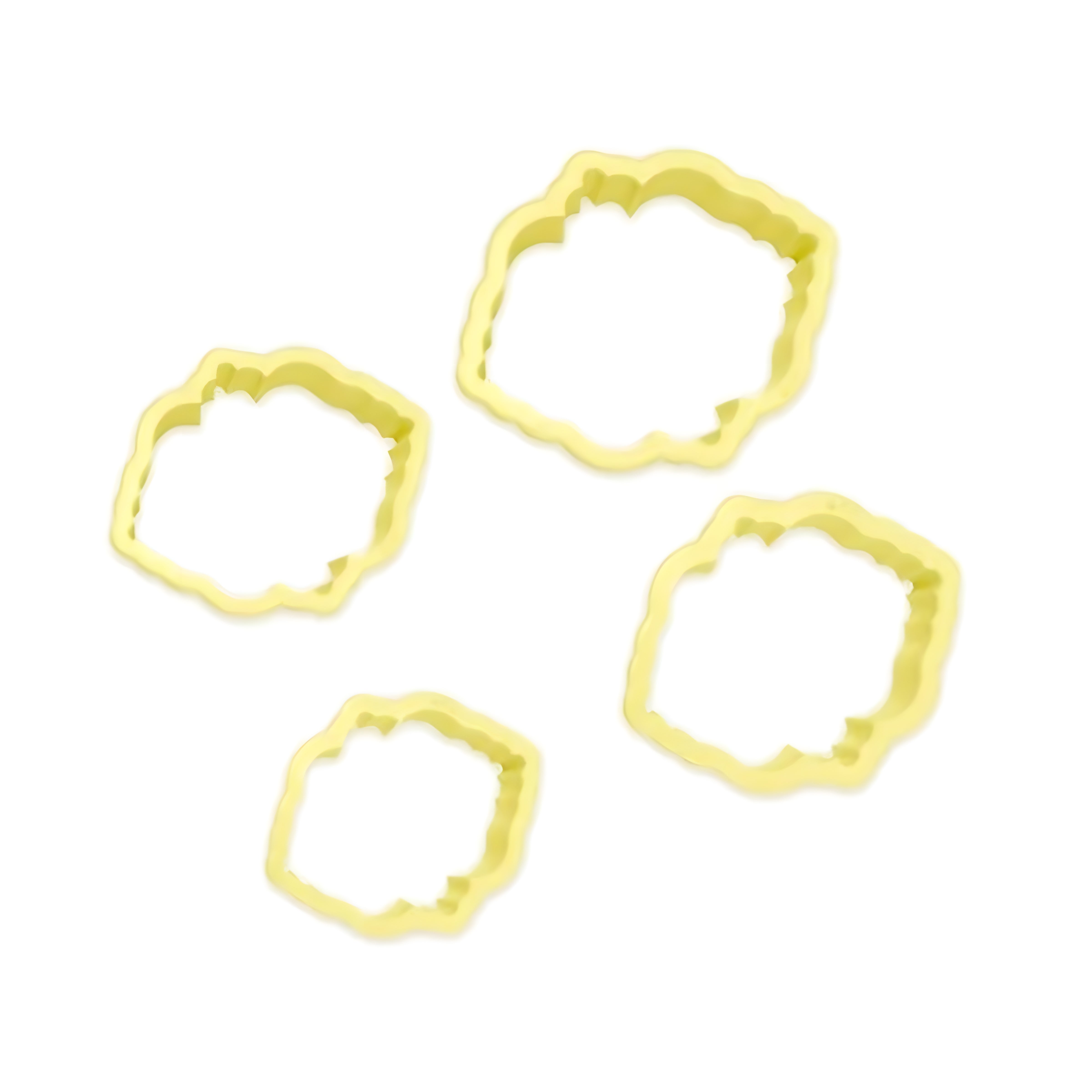 Kit Cortador Moldura 2 para Massas com 4 Peças - Bluestar