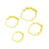 Kit Cortador Moldura 2 para Massas com 4 Peças - Bluestar