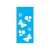 Stencil Opa 07x15cm - Borboleta e Flores - 1948