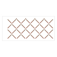 Stencil Estampa Cerca 7x15cm para Pintura Decorativa e Artesanato 1949 - Opa