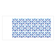 Stencil Estampa Azulejo 7x15cm para Pintura Decorativa e Artesanato 1953 - Opa