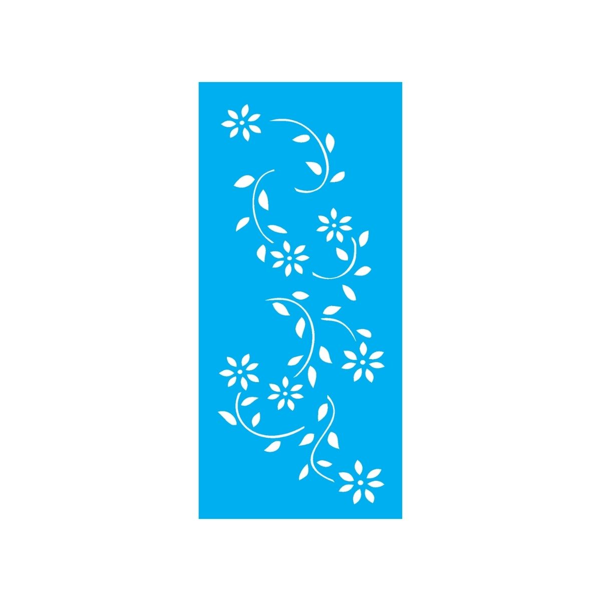 Stencil Opa 07x15cm - Flores Margarida - 1963