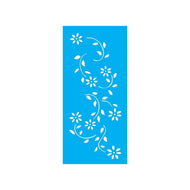 Stencil Opa 07x15cm - Flores Margarida - 1963