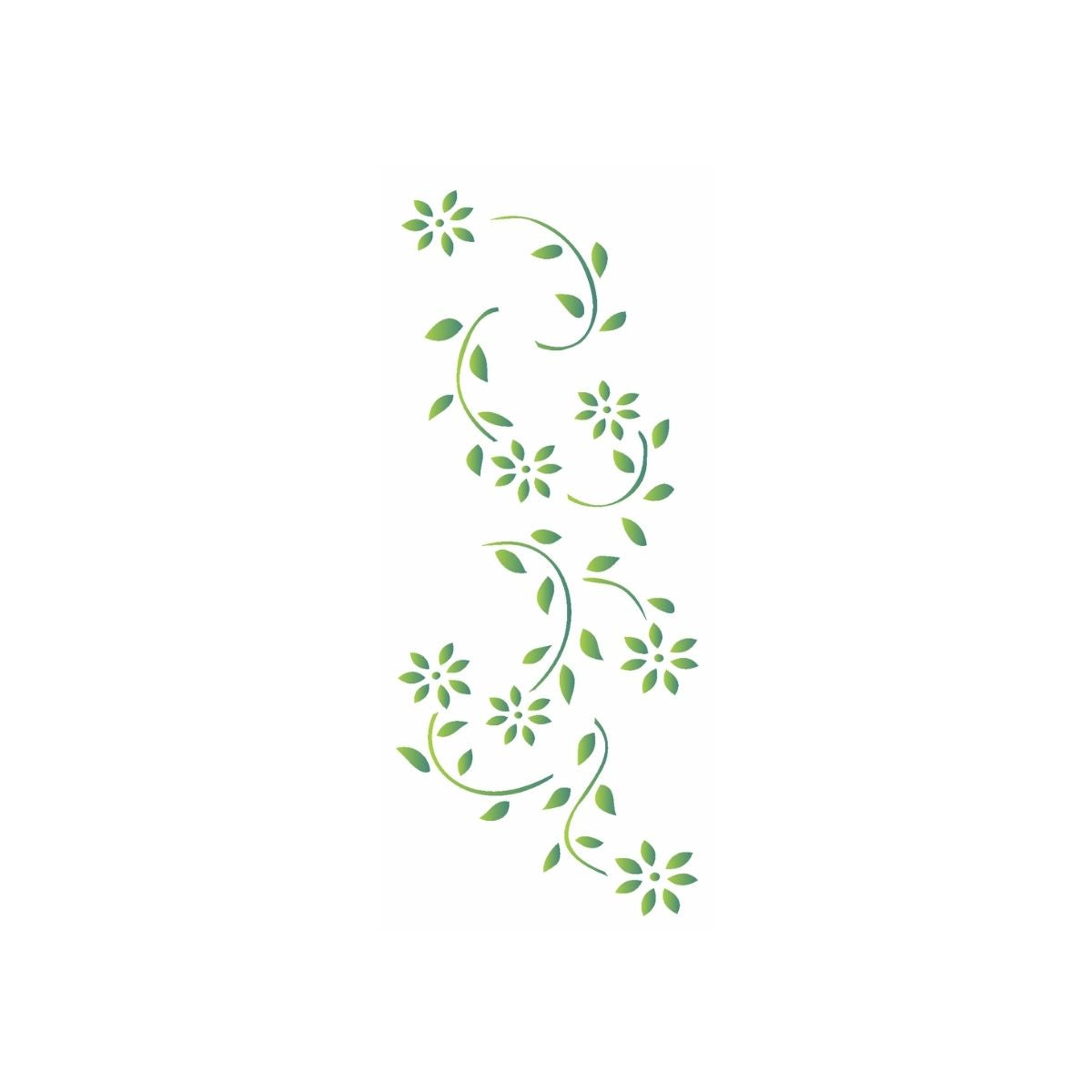 Stencil Opa 07x15cm - Flores Margarida - 1963