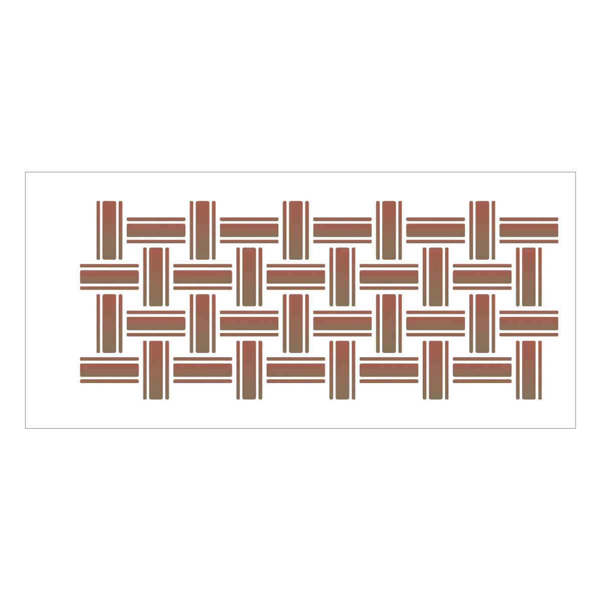 Stencil Tramas 7x15cm para Pintura Decorativa e Artesanato 1974 - Opa