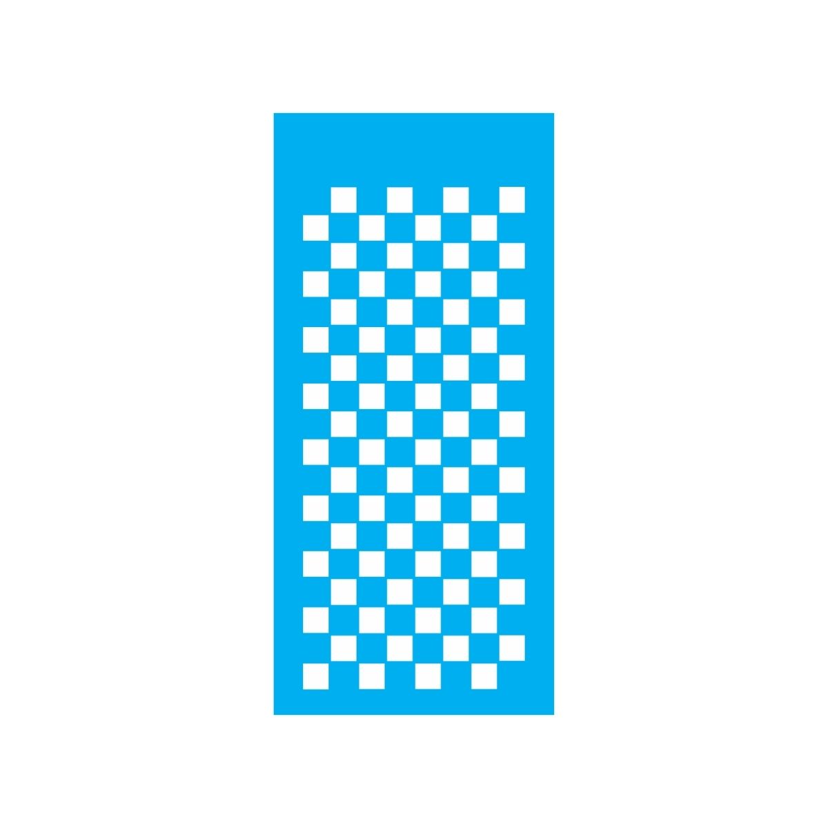 Stencil Opa 07x15cm - Xadrez Iii - 1977