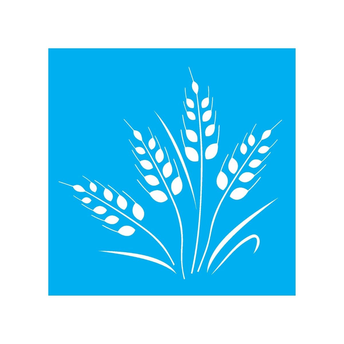 Stencil para Pintura Opa 14x14cm - 2025 Trigo