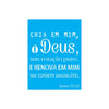 Stencil Opa 15x20cm - Religião Salmo 51:10 - 2049