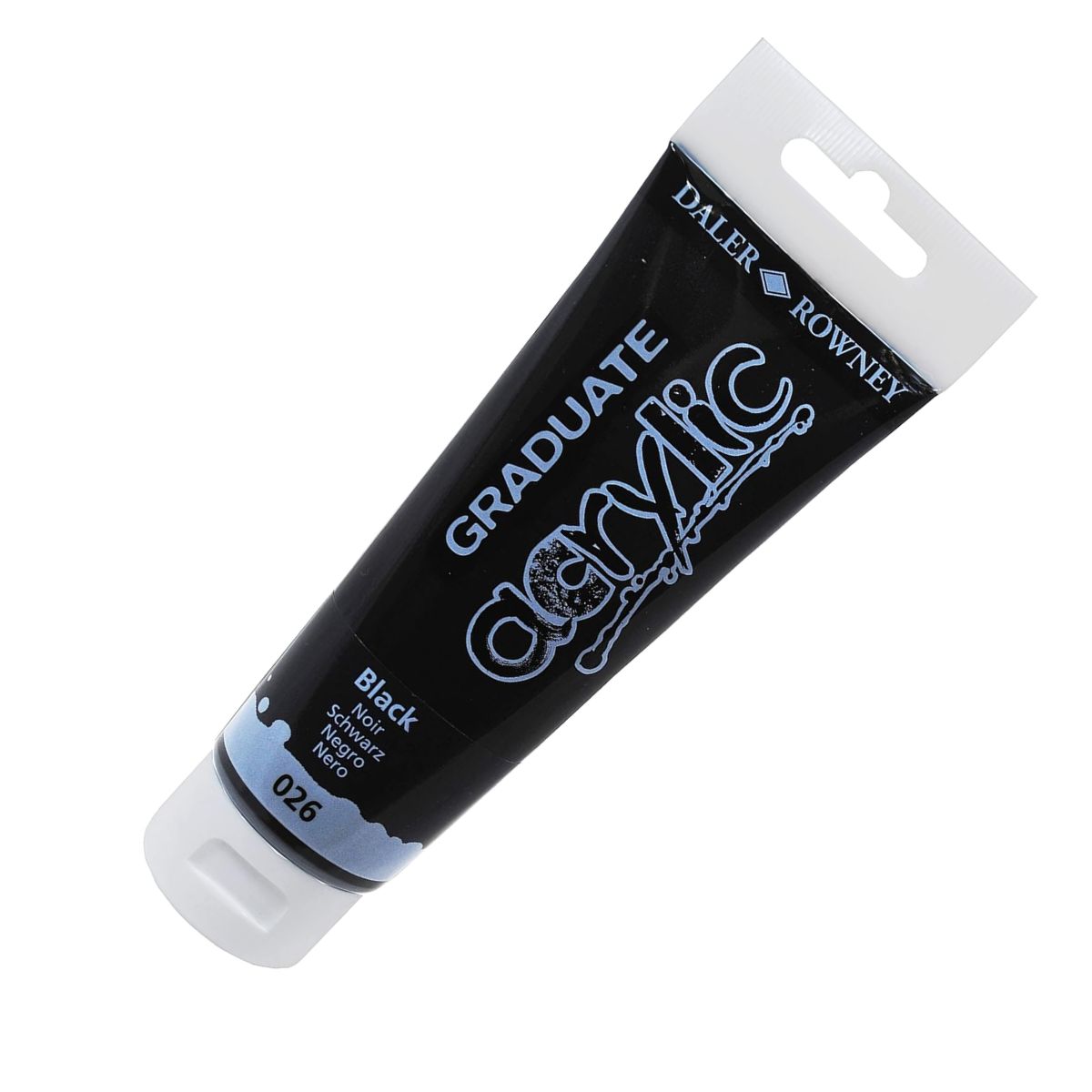 Tinta Acrílica Graduate 120ml Daler & Rowney - 026 Black