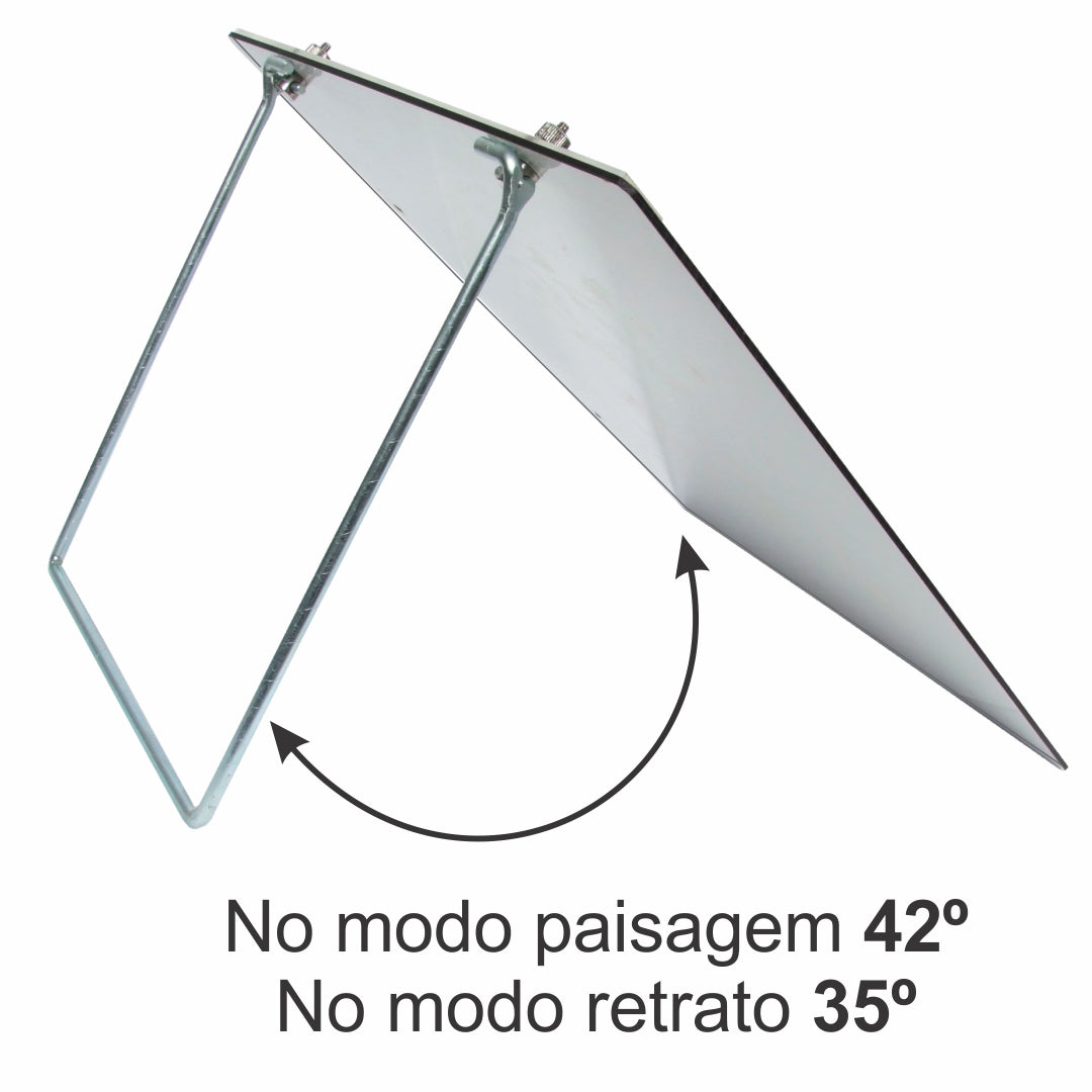 Prancheta Portátil com Prendedor Trident Fórmica Branca A3 45x34 Cm - Modelo 48-a3fas