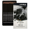 Estojo Lata Lápis Grafite Lyra Rembrandt Art Design 12 Graduações