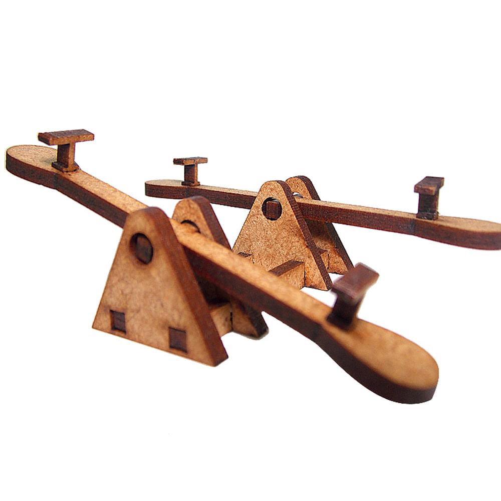 Miniatura Mdf Cru Gangorra M1026 - Woodplan