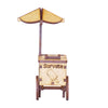 Miniatura Mdf Cru Carrinho de Sorvete 12x7x3,6cm M1043 - Woodplan
