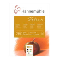 Bloco de Desenho Hahnemühle Pastel Velour Colours 260g/m² com 10 Cores