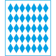 Stencil Médio Xadrez 17x21cm para Pintura Decorativa e Artesanato Stm-013 - Litoarte