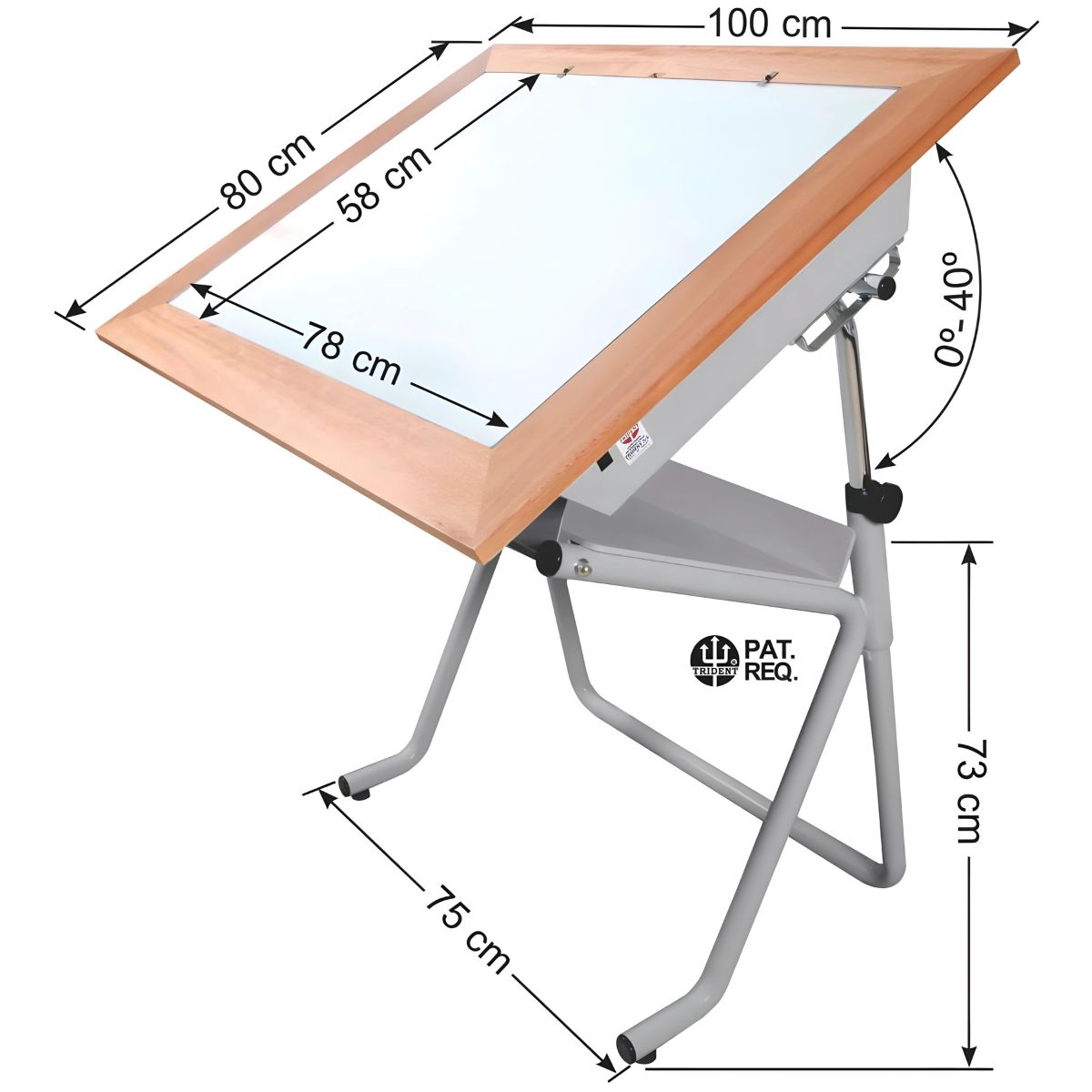 Mesa de Luz Led Trident Tubular - Modelo Tub-led
